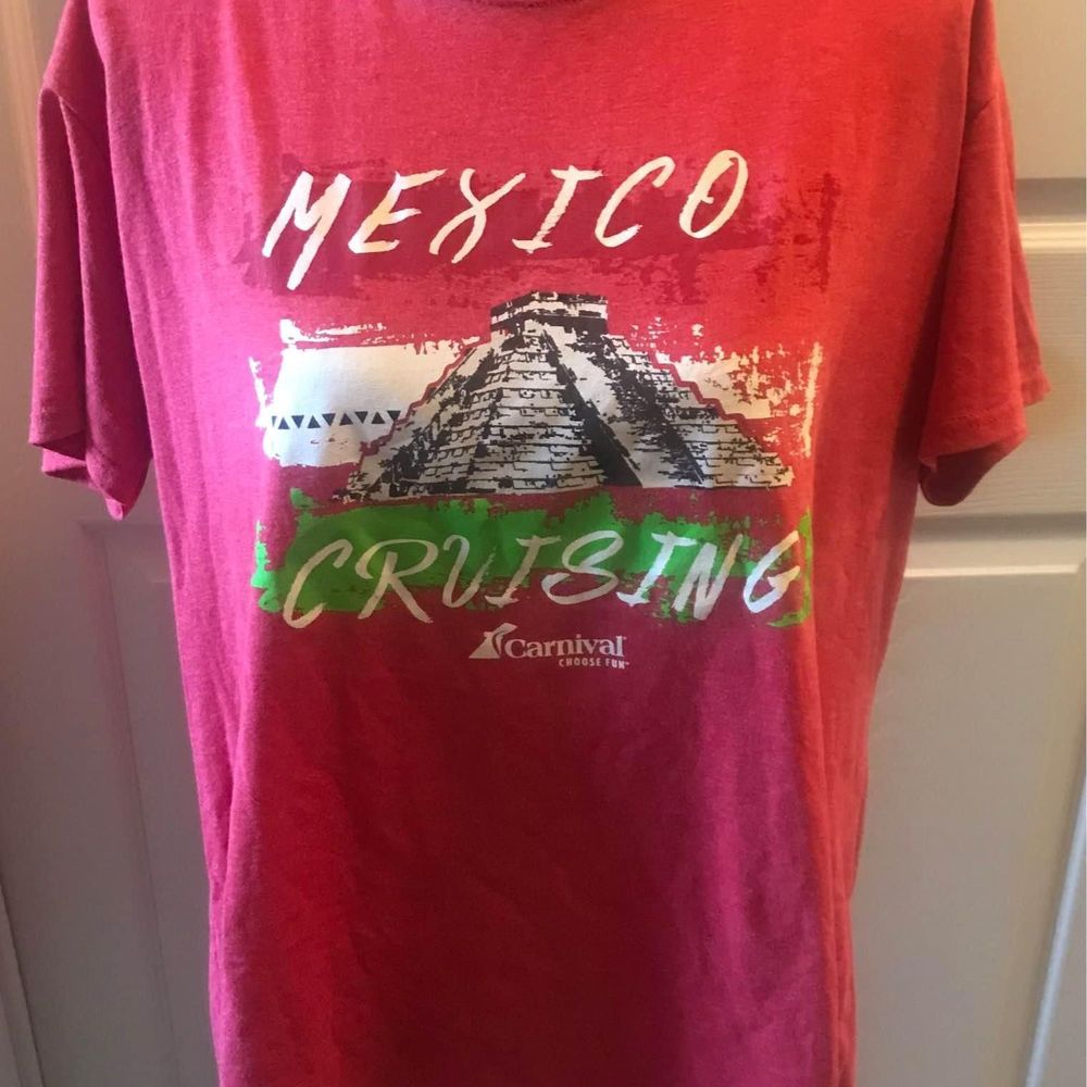 Mexico Cruising Carnival Gilman t-shirt size 2XL Red